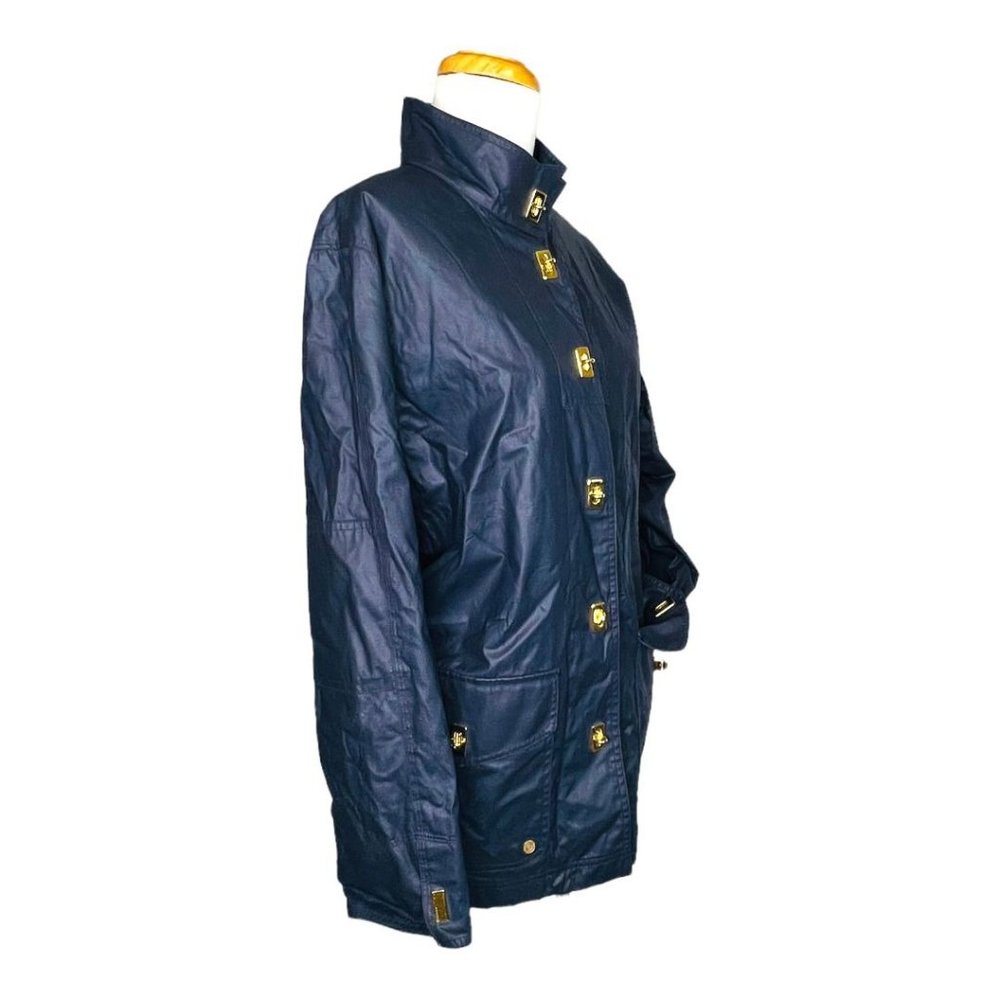 RALPH LAUREN Dry Goods Women's PS Blue Raincoat Sailing Nautical Rain Jacket - Picture 3 of 12